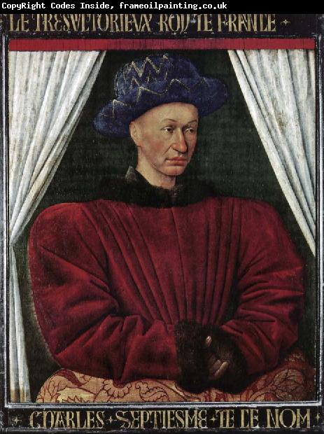 Jean Fouquet Portrait of Charles VII